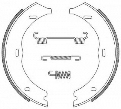 OPEN PARTS bsa221600 -  Комплект тормозных колодок